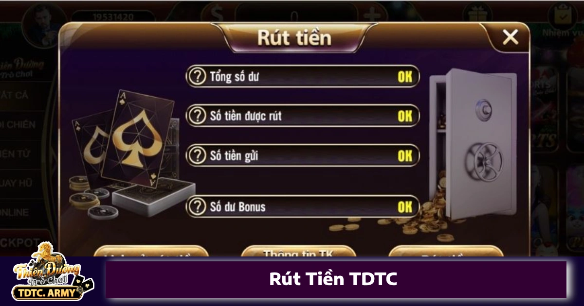 Quy Định Rút Tiền TDTC & Thời Gian Xử Lý